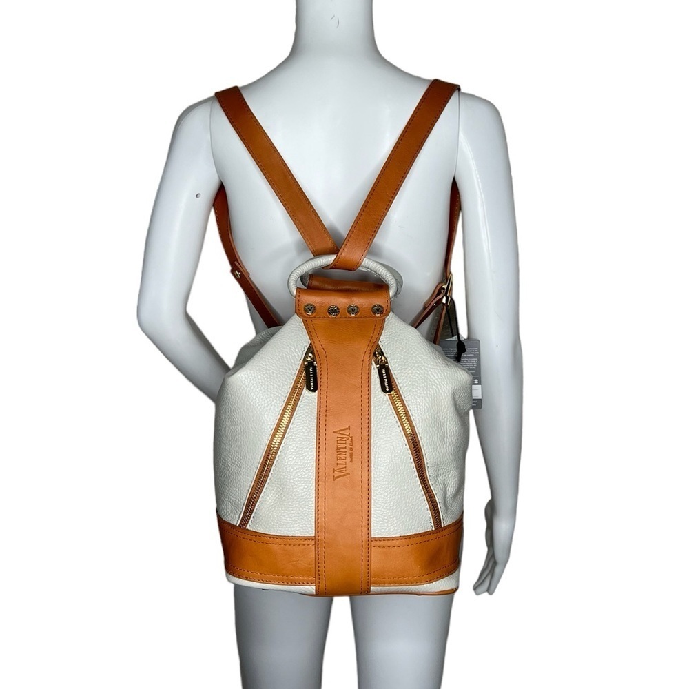 Valentina Leather Convertible Shoulder Bag Backpack
Bucket Bag Handbag